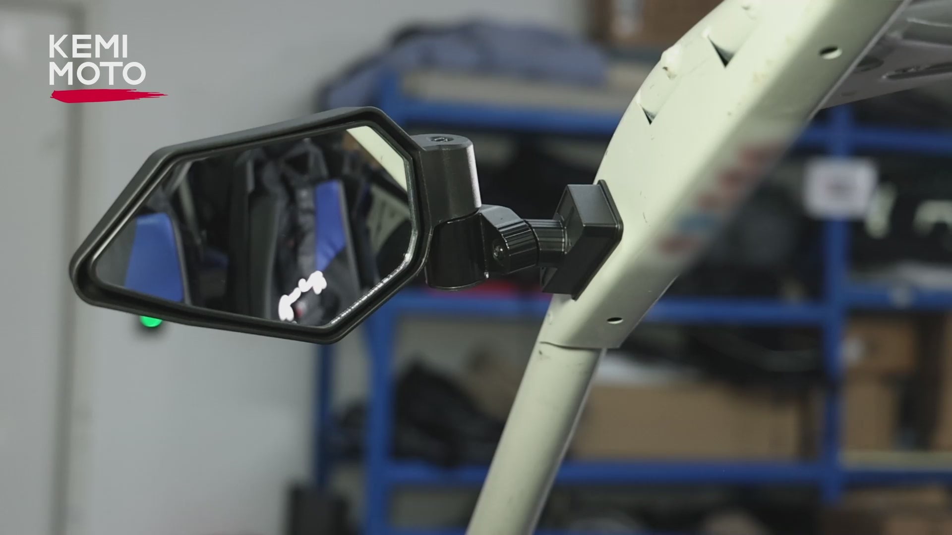 Side Mirrors with Spring‑Back Auto Reset, Fit Can‑Am Maverick X3 / MAX US Flag Pattern