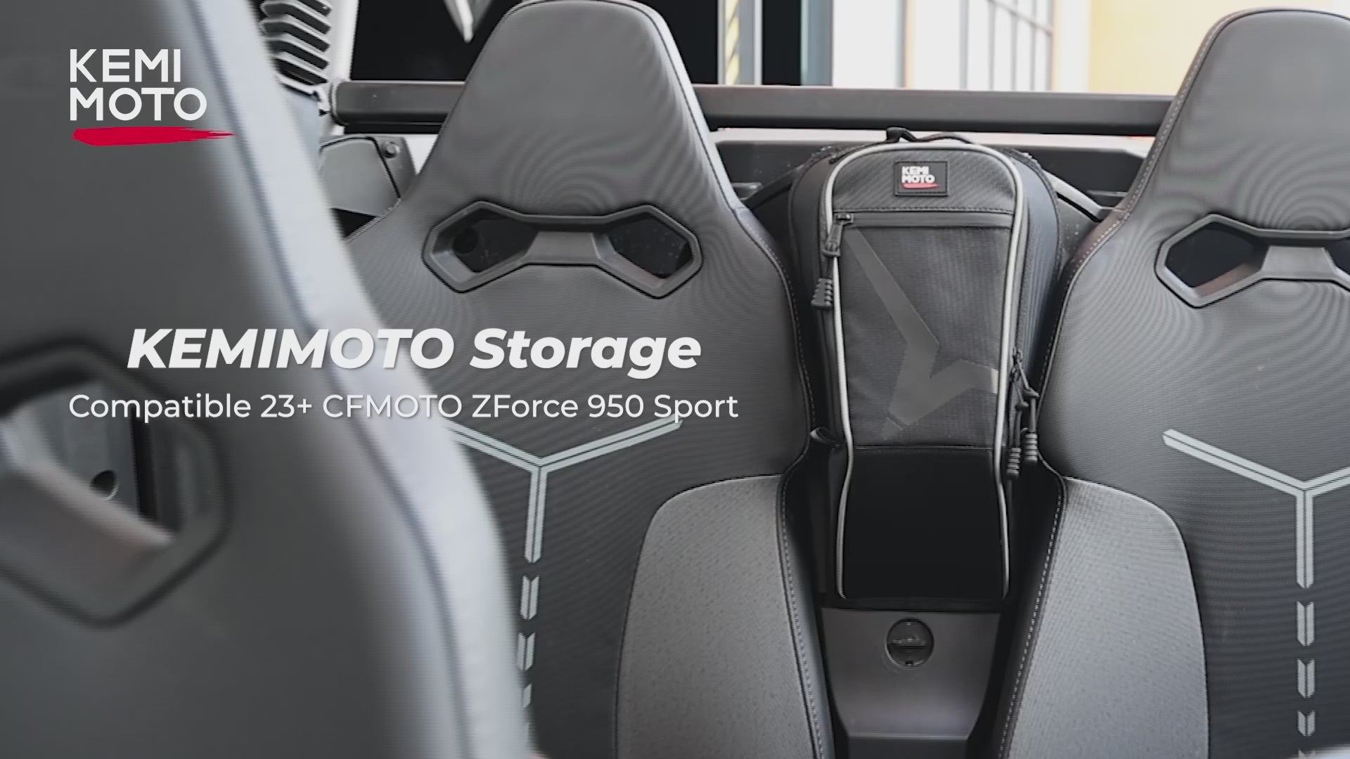Kemimoto 1.6 Gal Center Bag 1680D for CFMOTO ZForce 950