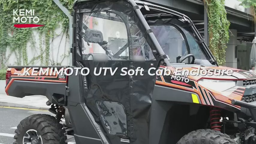 UTV Cab Enclosure Upper Doors for Ranger XP 1000 (2017-2025)