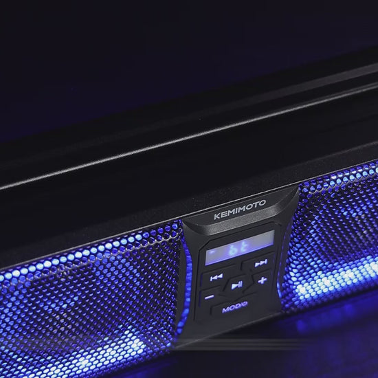Kemimoto 26" RGB Universal Sound Bar for UTVs