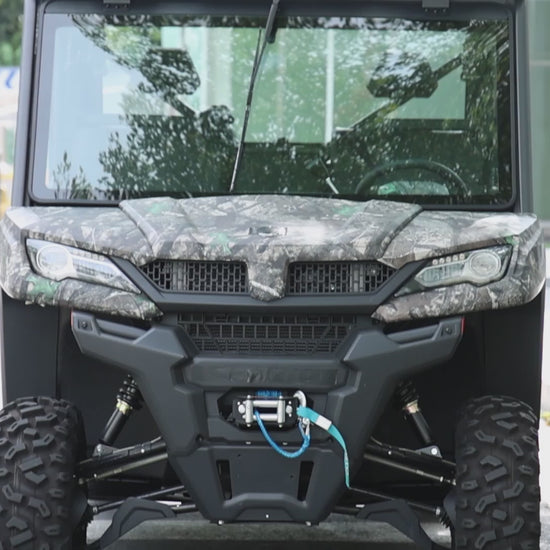 Kemimoto UTV Glass Windshield for CFMOTO UForce 1000/1000 XL