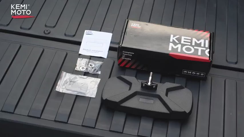 Kemimoto Rear View Mirror & Seat Cover for Polaris Ranger