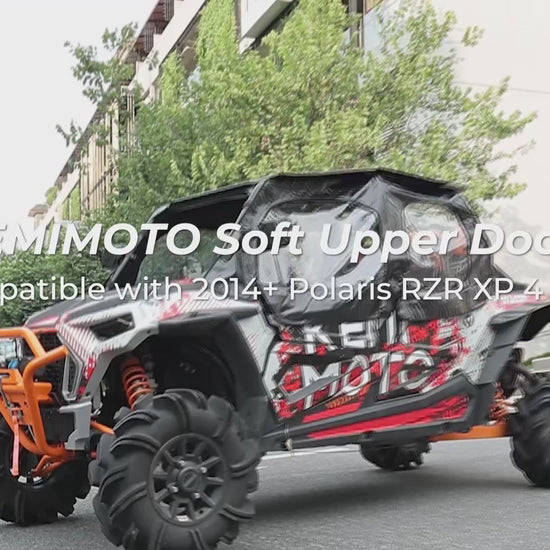 Kemimoto Soft Upper Door Enclosure for Polaris RZR XP4 1000