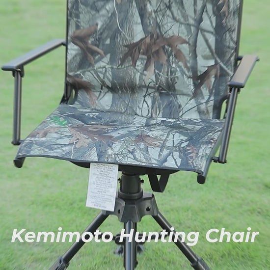 360 Degree Silent Swivel Blind Hunting Chair