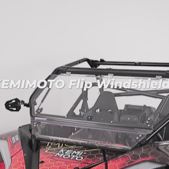 Kemimoto 2-in-1 Flip Windshield for CFMOTO ZForce 950
