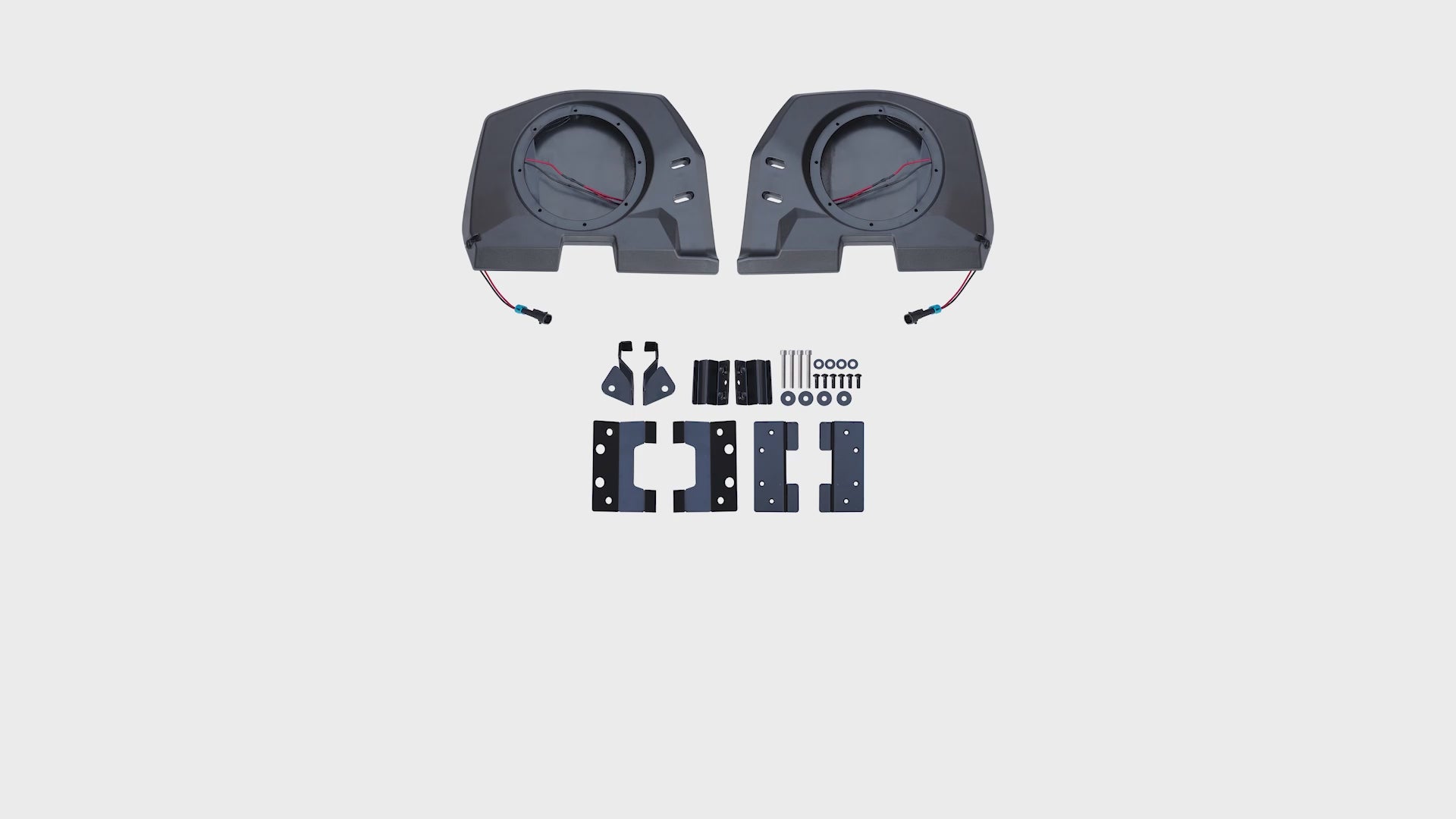 Rear Roof Speaker Pods for Polaris General 1000 / XP 1000