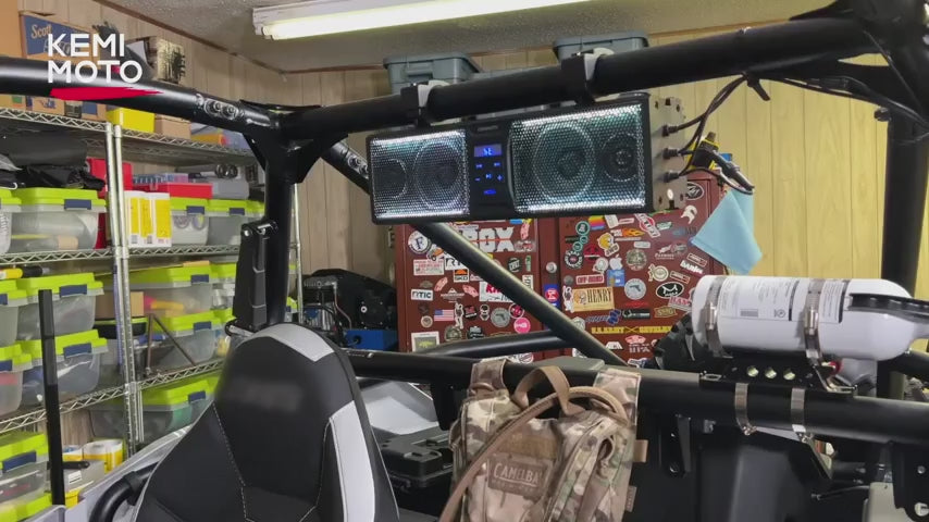 Kemimoto 16” RGB Universal Sound Bar Black for UTVs