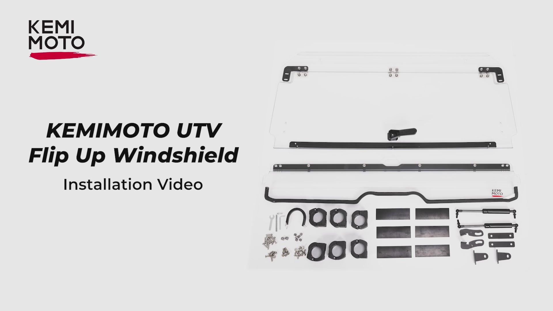 Flip 2-in-1 Windshield for Honda Talon 1000X/1000R/1000X-4