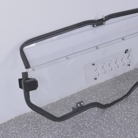 Kemimoto 2-IN-1 Sliding Rear Window for Honda Talon 1000X/R