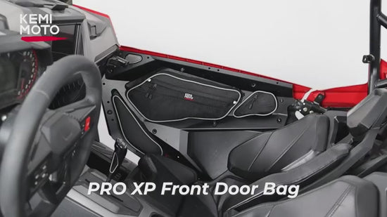 Kemimoto Front Door Bags with Knee Pads Water‑Resistant Oxford