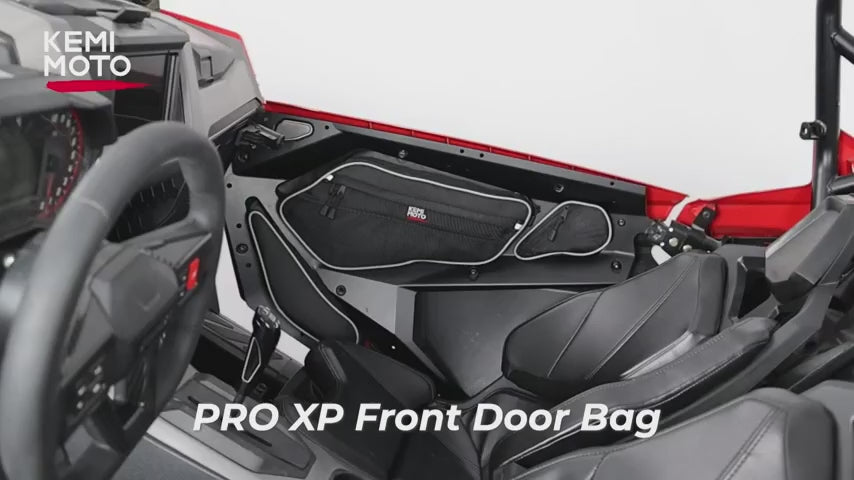 Kemimoto Front Door Bags with Knee Pads Water‑Resistant Oxford