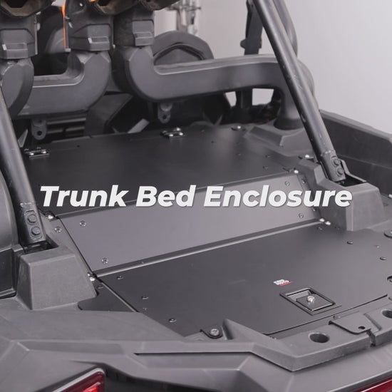 Kemimoto Aluminum Trunk Enclosure for Polaris RZR XP 1000 Black
