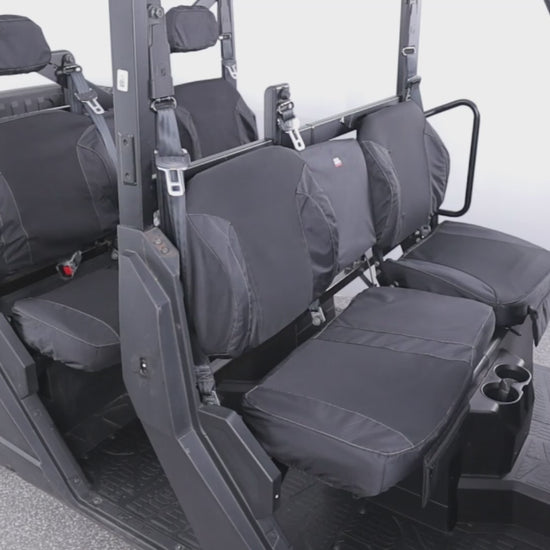 Kemimoto UTV Wingback Seat Cover Set Polaris Ranger XP 1000