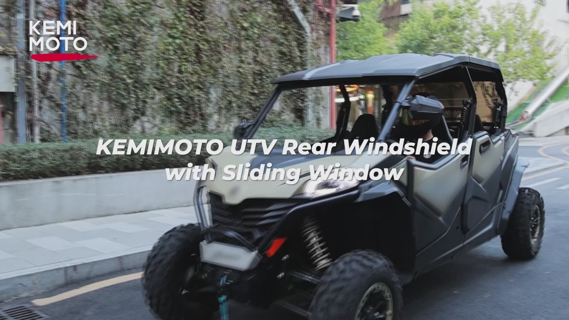Kemimoto ZForce 950/800 Rear Windshield Tinted Sliding Window