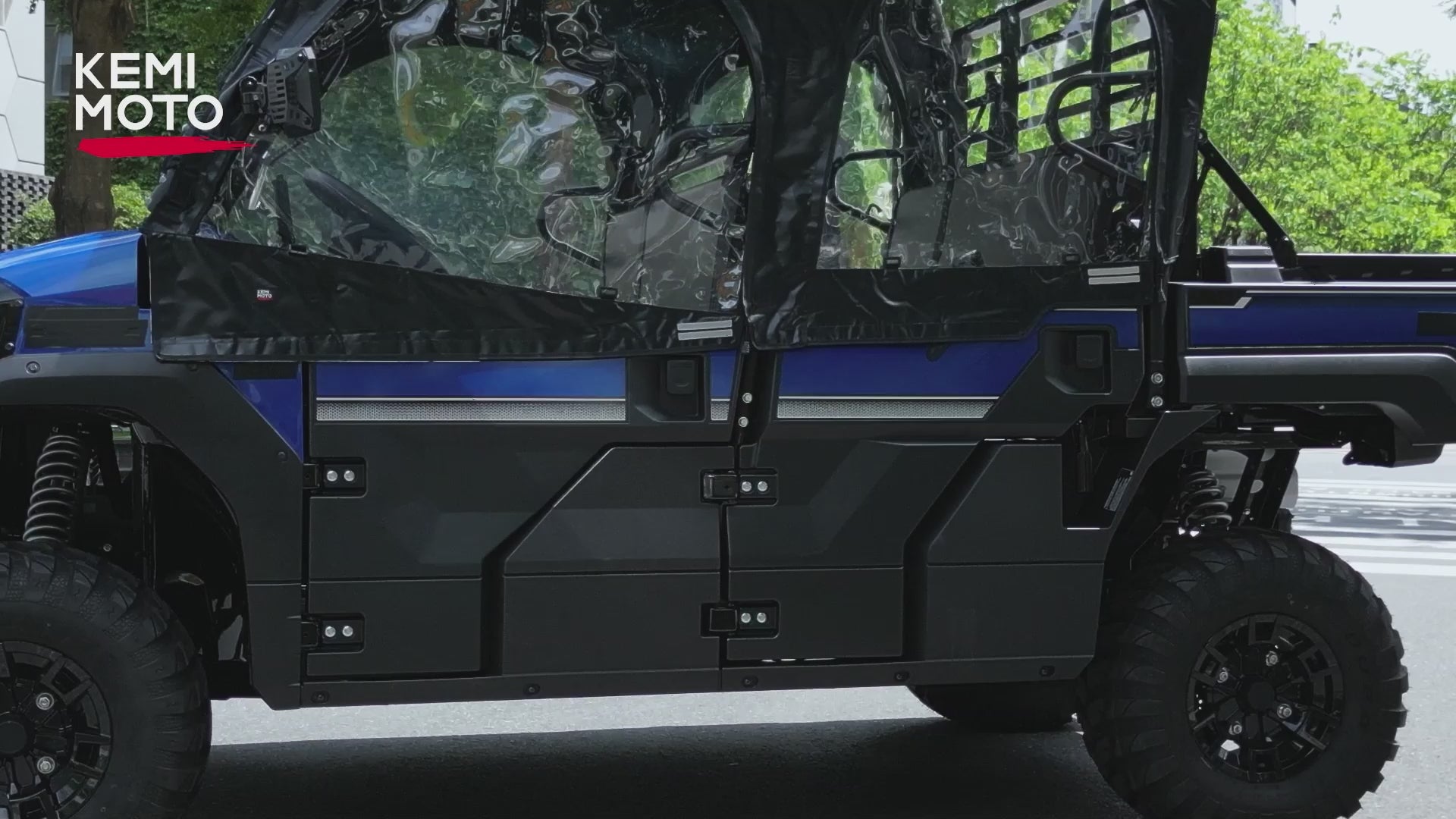 Kemimoto Soft Upper Doors Custom-Fit for Kawasaki Mule Pro FXT/DTX