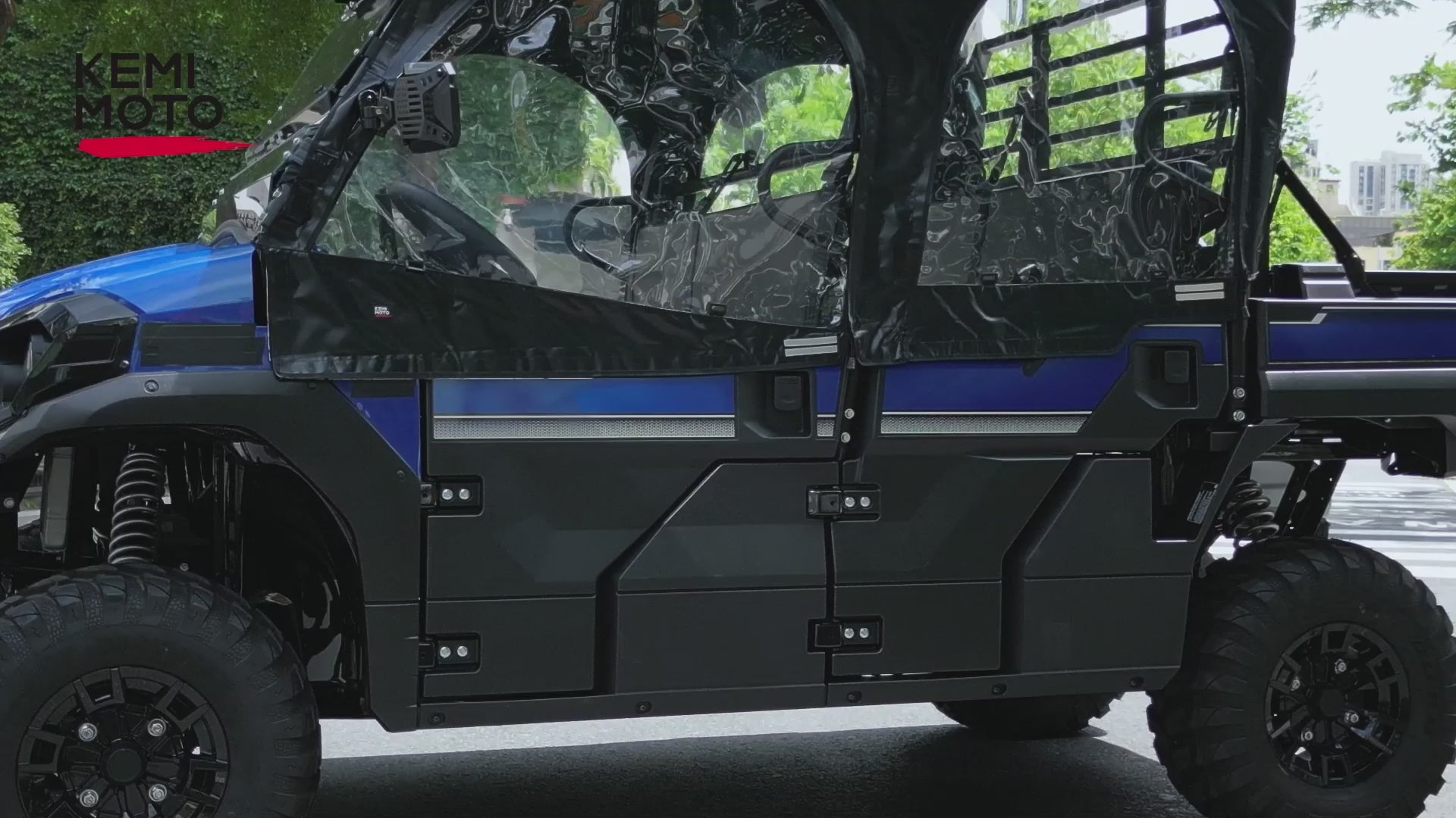 Kemimoto Soft Upper Doors Custom-Fit for Kawasaki Mule Pro FXT/DTX