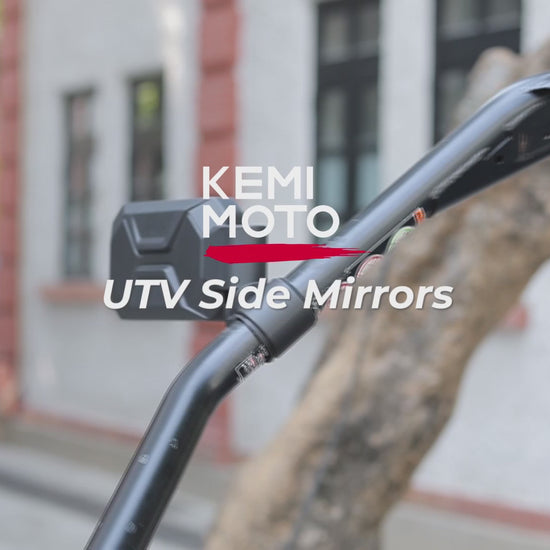 Kemimoto UTV Rear View Mirrors 1.6‑2" Polaris General 4