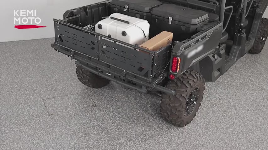 Kemimoto Heavy-Duty Bed Extender for Can-Am Defender UTV