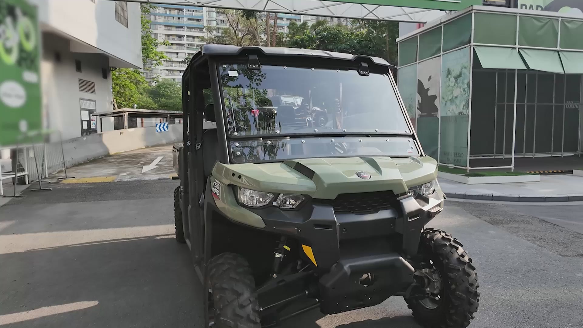 Kemimoto Flip Front Windshield for Can‑Am Defender / Defender MAX (2016+)