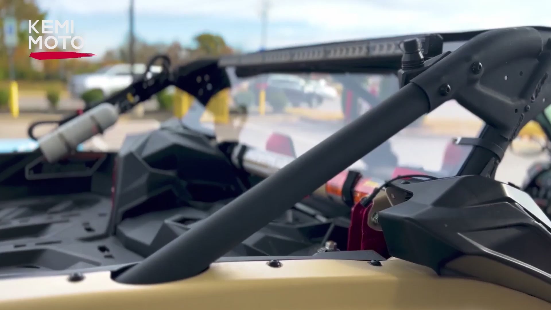 Kemimoto Rear Windshield for Can-Am Maverick X3 Max
