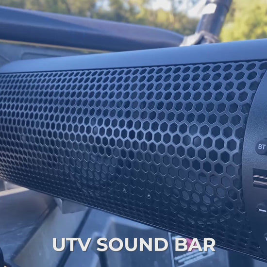 Kemimoto 6 Speaker UTV Bluetooth Sound Bar for Maverick X3/RZR