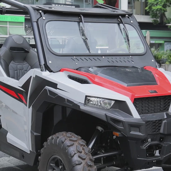 Kemimoto Front Windshield Dual Wipers for Polaris 1000 Series 2016-2026