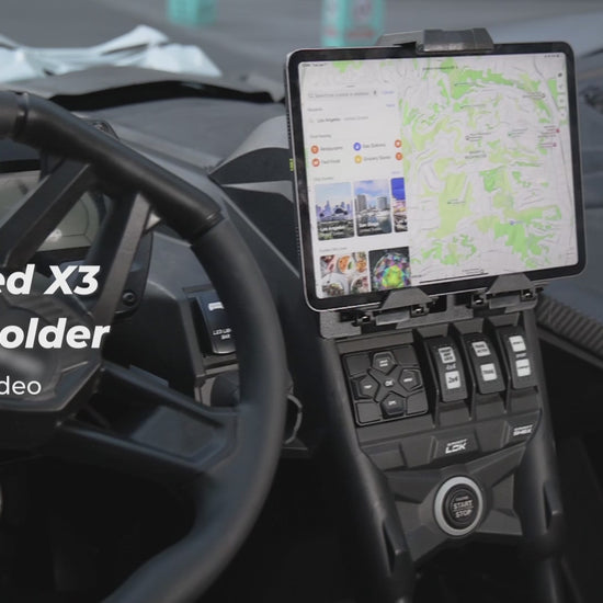 Kemimoto Upgraded Tablet Holder for Can‑Am Maverick X3 / X3 MAX
