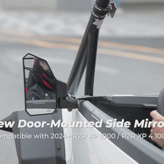 Kemimoto 2-Segment Convex Door Mirrors Polaris RZR XP 1000/4 2024-2025
