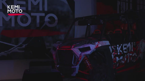 Kemimoto Midnight 60 UTV Sound Bar IP66 Weatherproof 26‑Inch