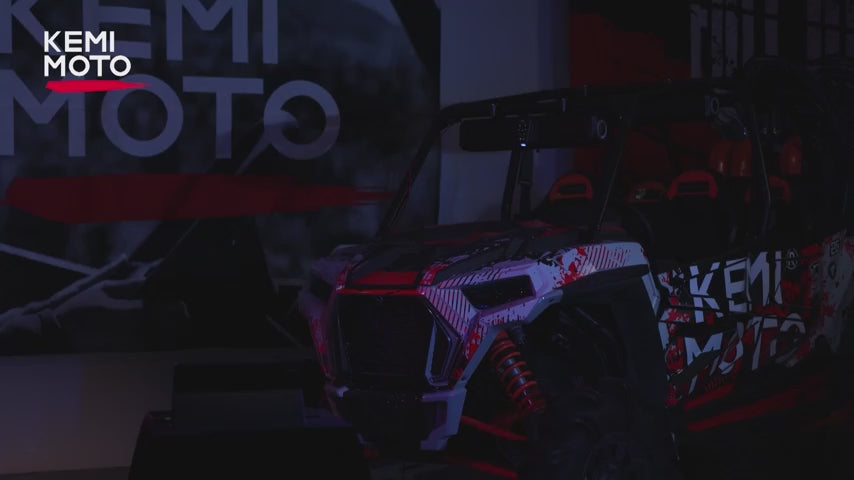 Kemimoto Midnight 60 UTV Sound Bar IP66 Weatherproof 26‑Inch