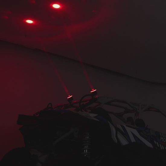 Kemimoto UTV/ATV Universal RGB Whipless LED Whip Lights with Turn Signal