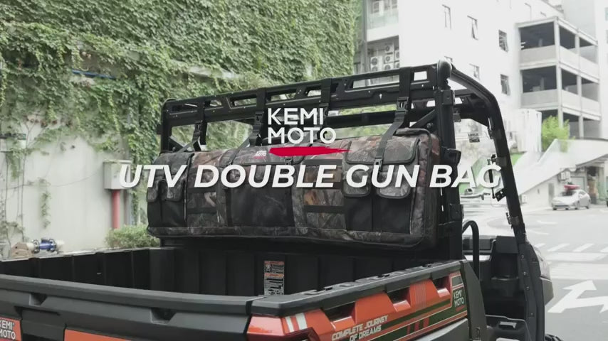 Kemimoto UTV Double Gun Holder Tool Rack