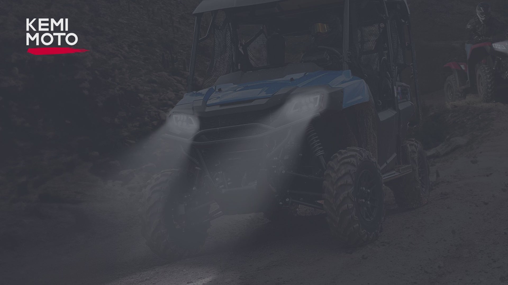 Kemimoto LED Headlight with Turn Signal for Pioneer 1000