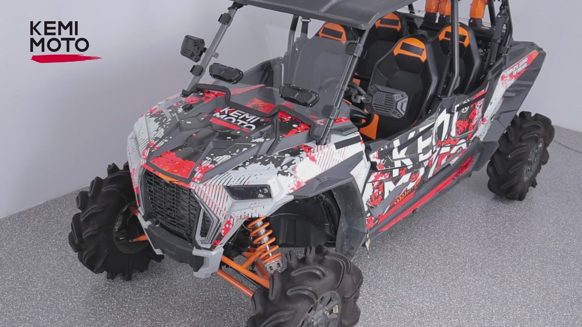 Kemimoto Polaris RZR XP 1000 Front Windshield Vented