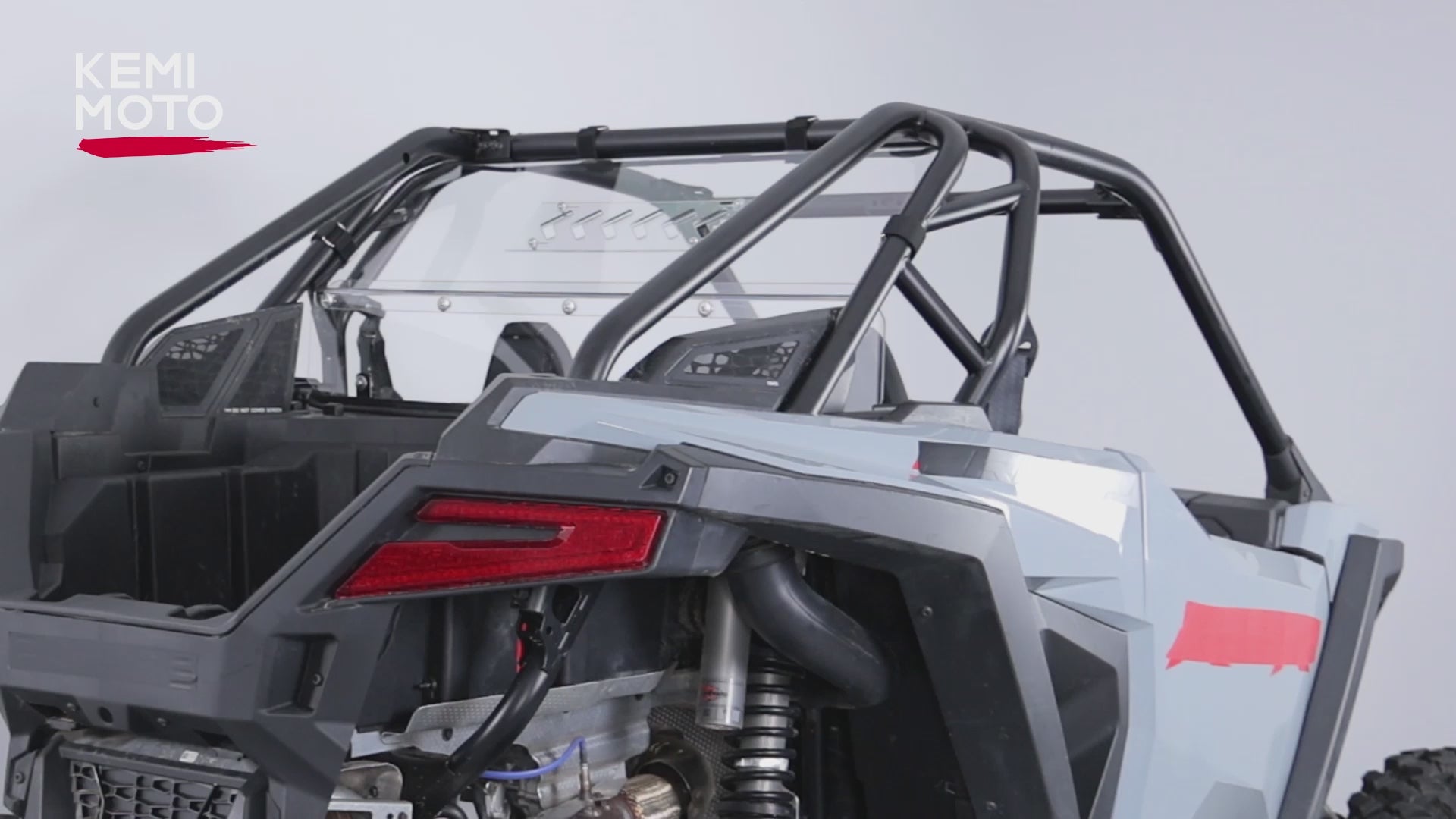 Kemimoto Sliding Vented Rear Windshield for Polaris RZR PRO XP/XP4