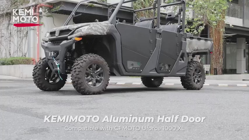 Kemimoto Aluminum Half Doors 4pcs for CFMOTO Uforce 1000XL 2022‑2026