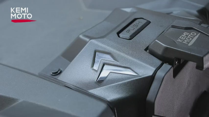 Kemimoto Tablet Mount Storage Box for Polaris RZR XP 1000
