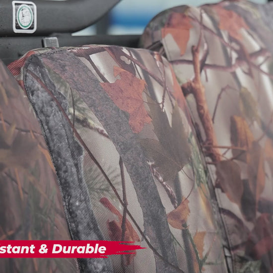 Kemimoto Camouflage UTV Seat Cover for Can-Am Defender