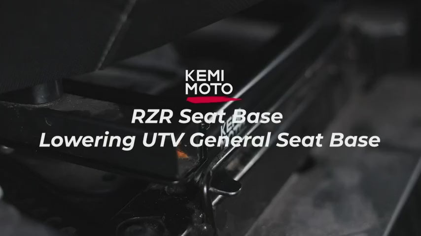 Kemimoto UTV Seat Lowering Base for Polaris RZR XP