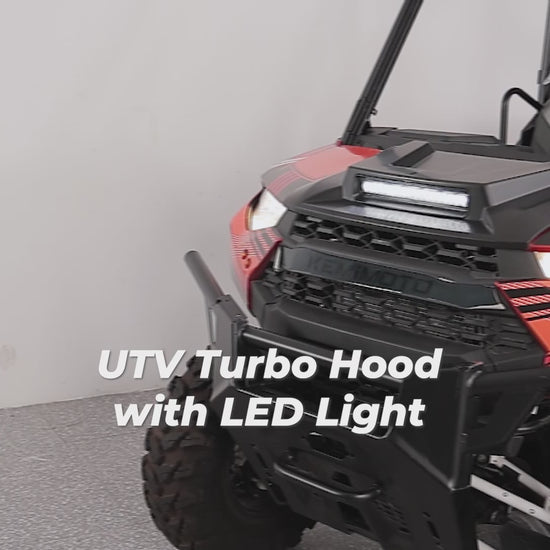 Hood Scoop with LED Spot Light for Polaris Ranger XP 1000/ Crew