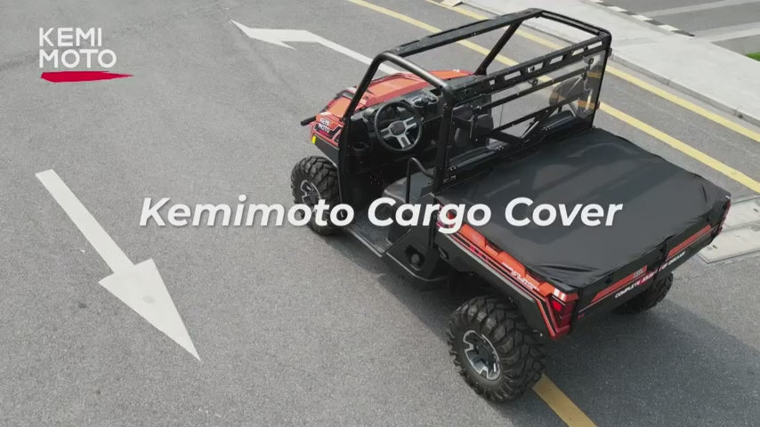 Kemimoto UV-Resistant Cargo Bed Cover for Polaris Ranger XP 1000