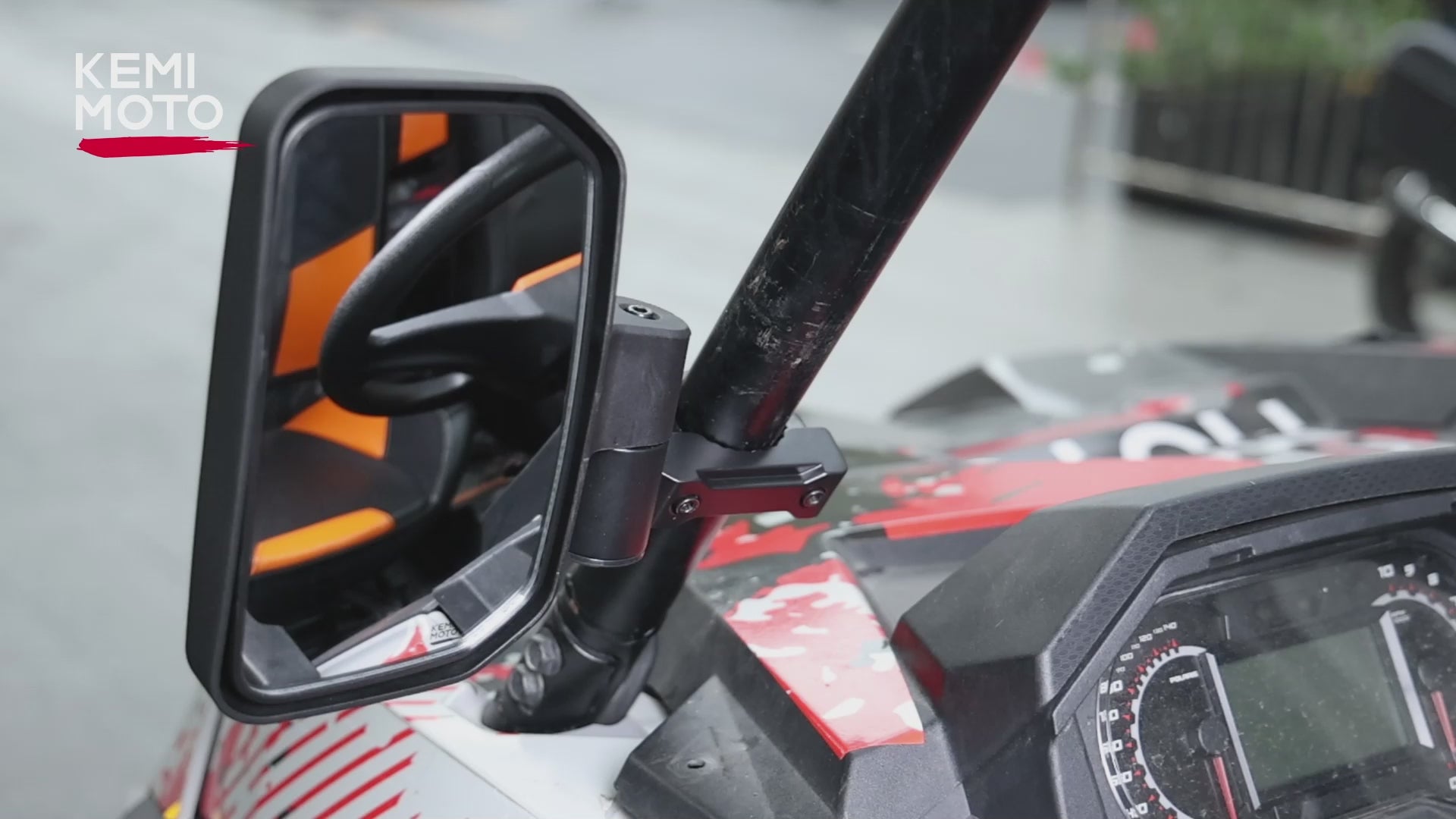 Kemimoto UTV Side Mirrors for RZR, Can‑Am & CFMOTO Zforce