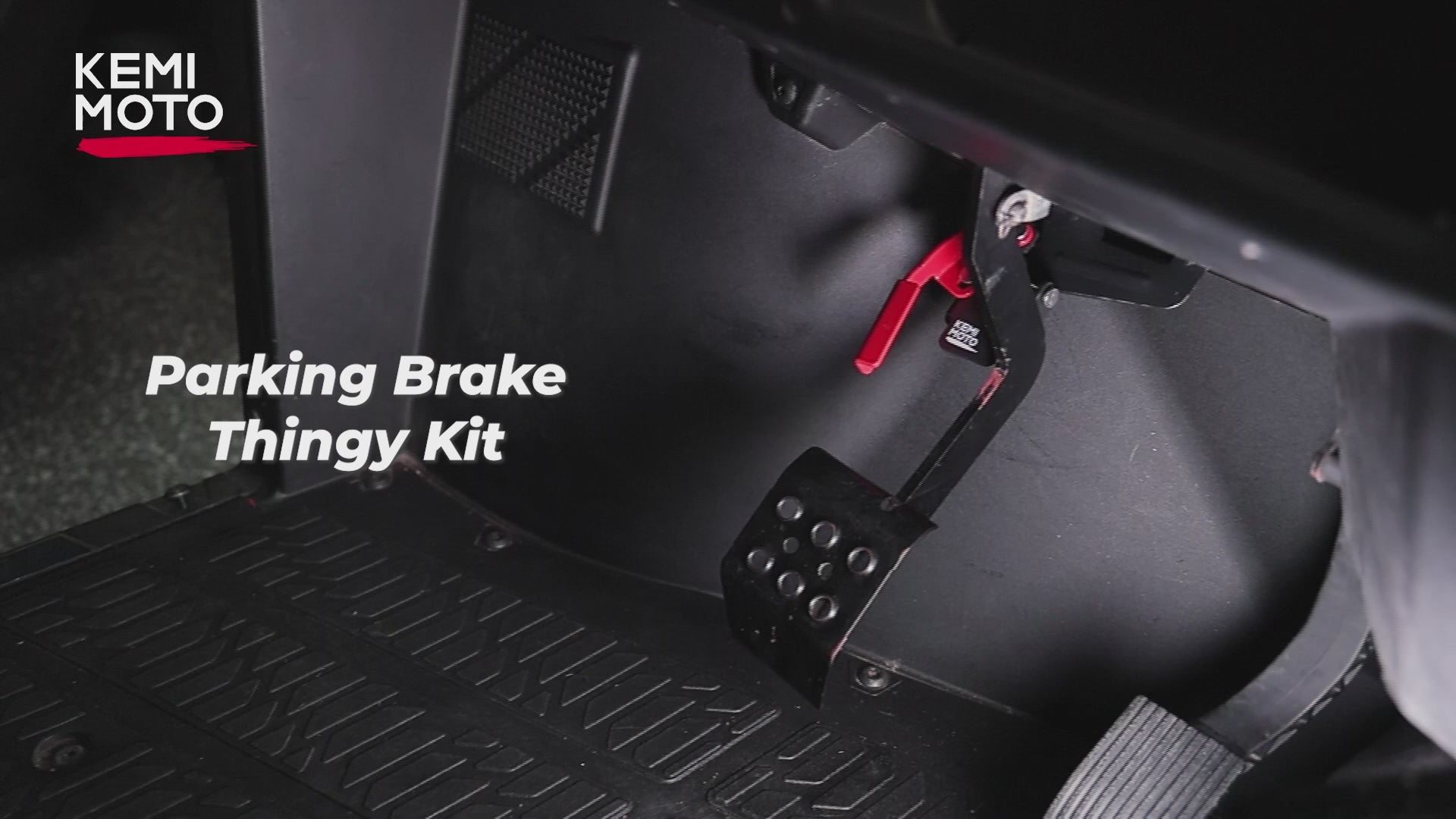 Kemimoto Parking Brake Kit for Polaris RZR XP 1000 Red
