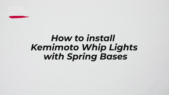 Kemimoto 5FT Whip Lights with Spring Bases