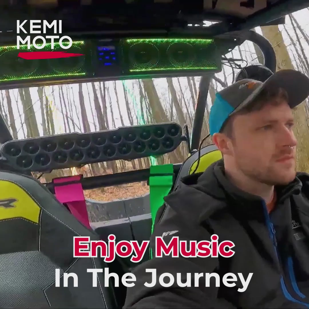 Kemimoto 26" RGB Universal Sound Bar for UTVs