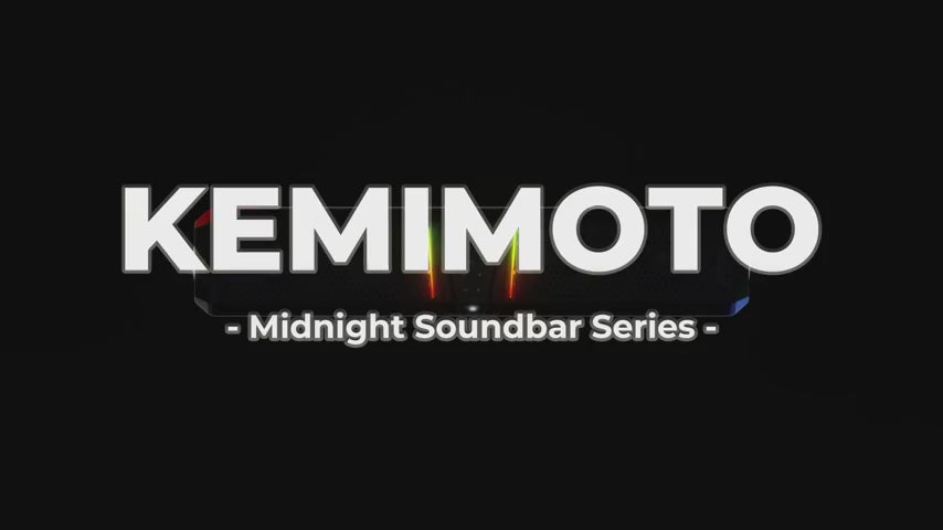 Kemimoto Midnight 80 32-Inch 6-Speaker RGB UTV Sound Bar