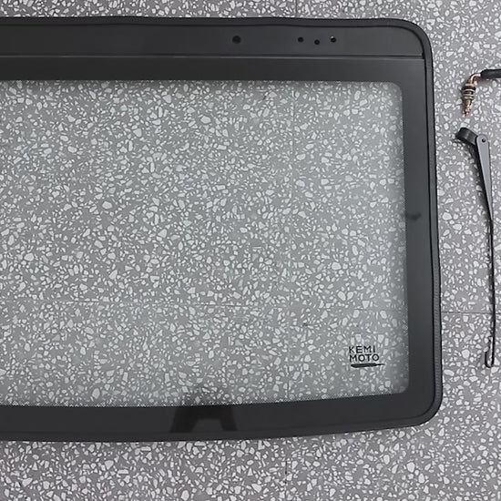 Kemimoto Front Windshield with Center Wiper for CFMOTO ZForce 950/800 (2023+)