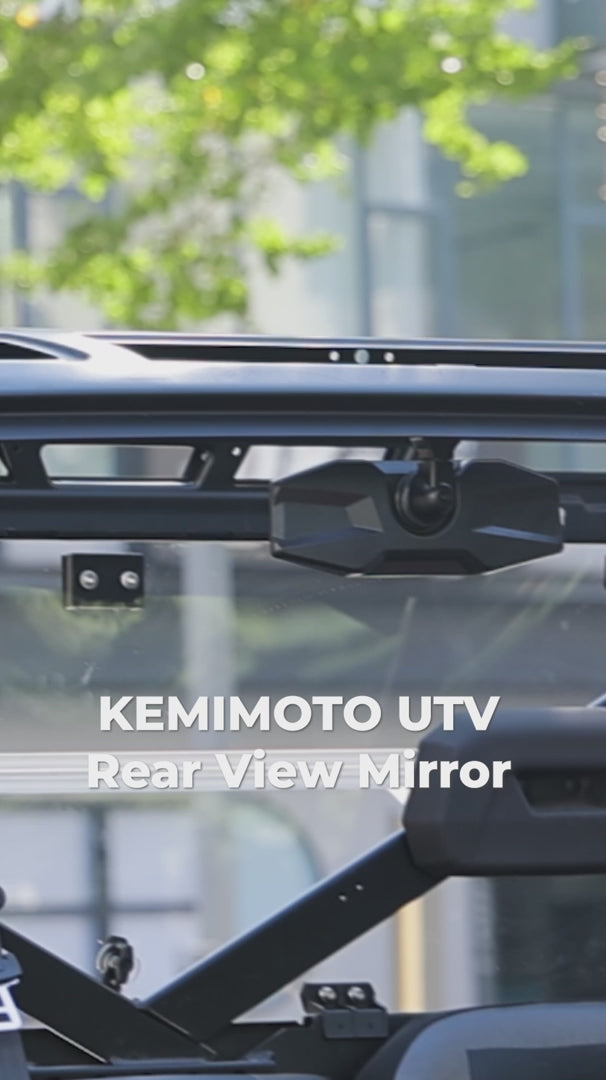 Kemimoto UTV Rear View Mirror 360° Adjustable Polaris