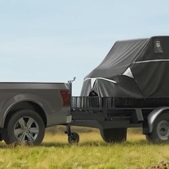 Kemimoto 2-Seater UTV Trailering Cover Waterproof Windproof Universal