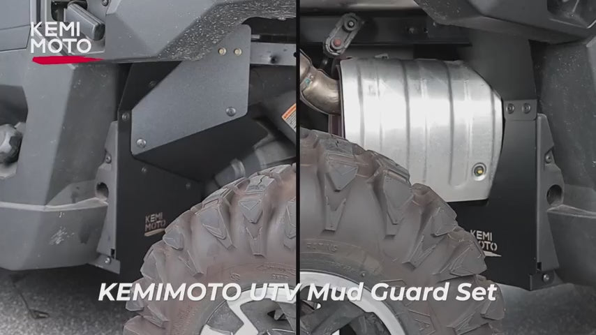 Kemimoto Fender Flares for Polaris Ranger XP 1000 Crew 1 Pair